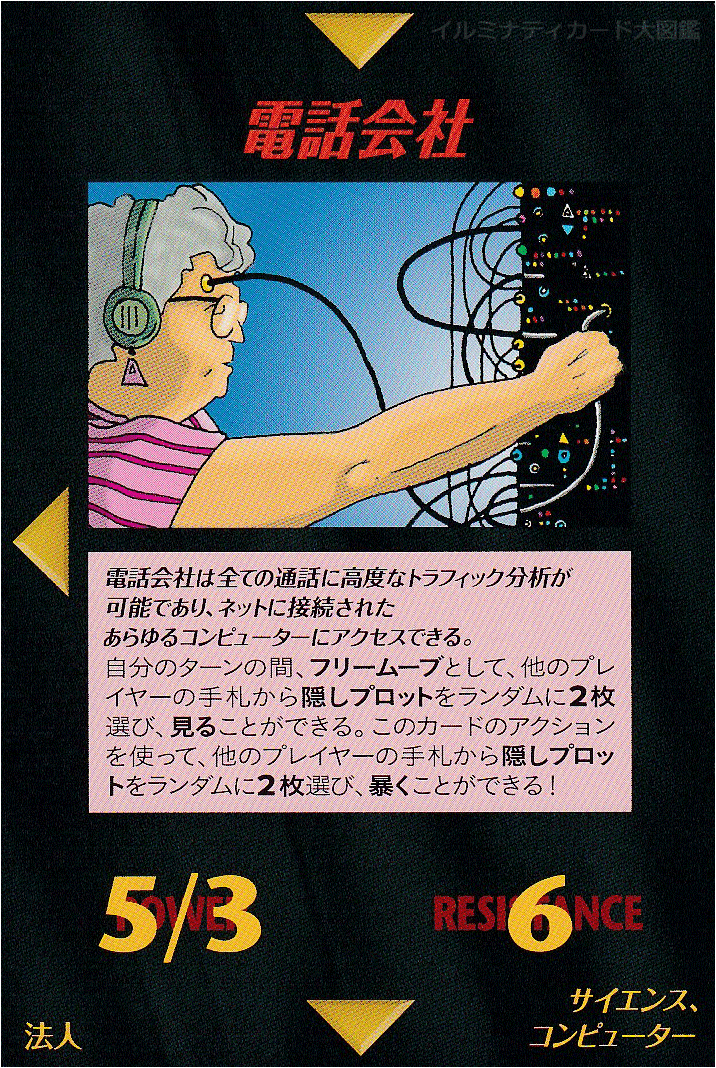 イルミナティカード_電話会社